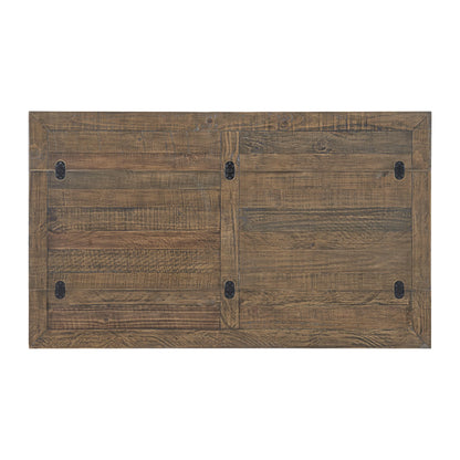 Martin Svensson Napa Flip Top Console Dining Table in Solid Natural Wood